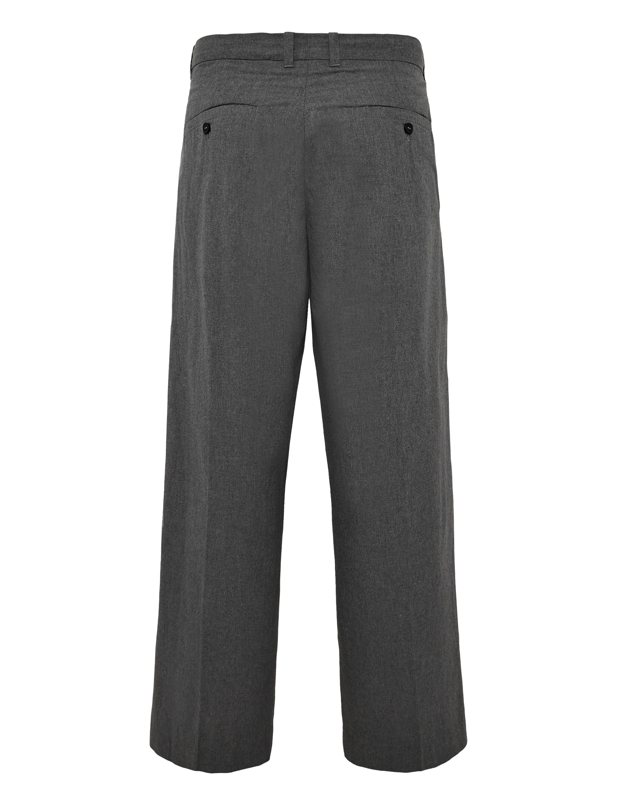 Weekday - Florian Pleated Relaxed Suiting Trousers - anzugshosen - grey - 1