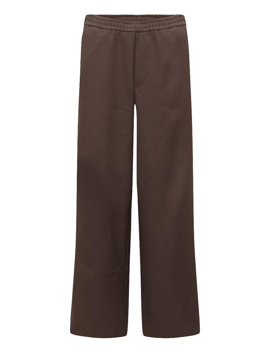 Weekday - Alfred Suit Trousers - anzugshosen - brown dark - 0