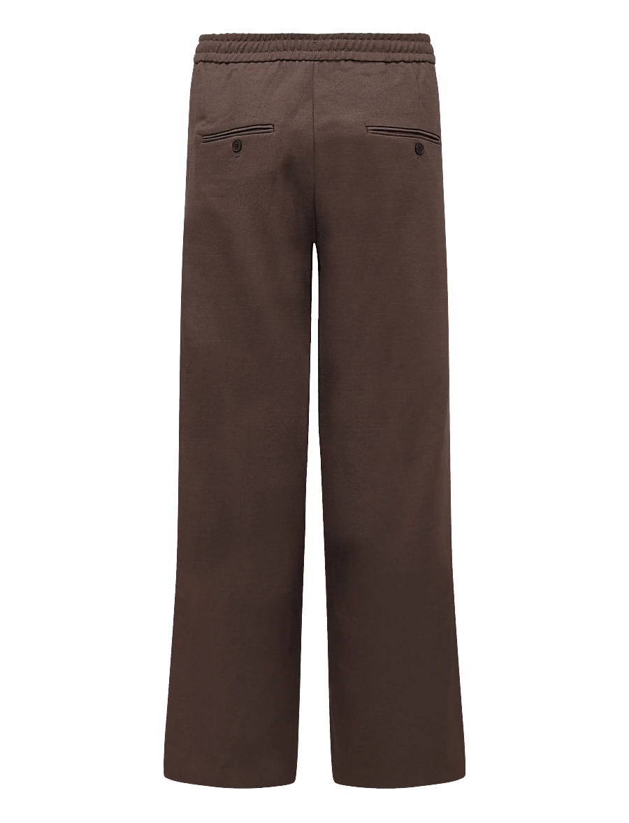 Weekday - Alfred Suit Trousers - anzugshosen - brown dark - 1