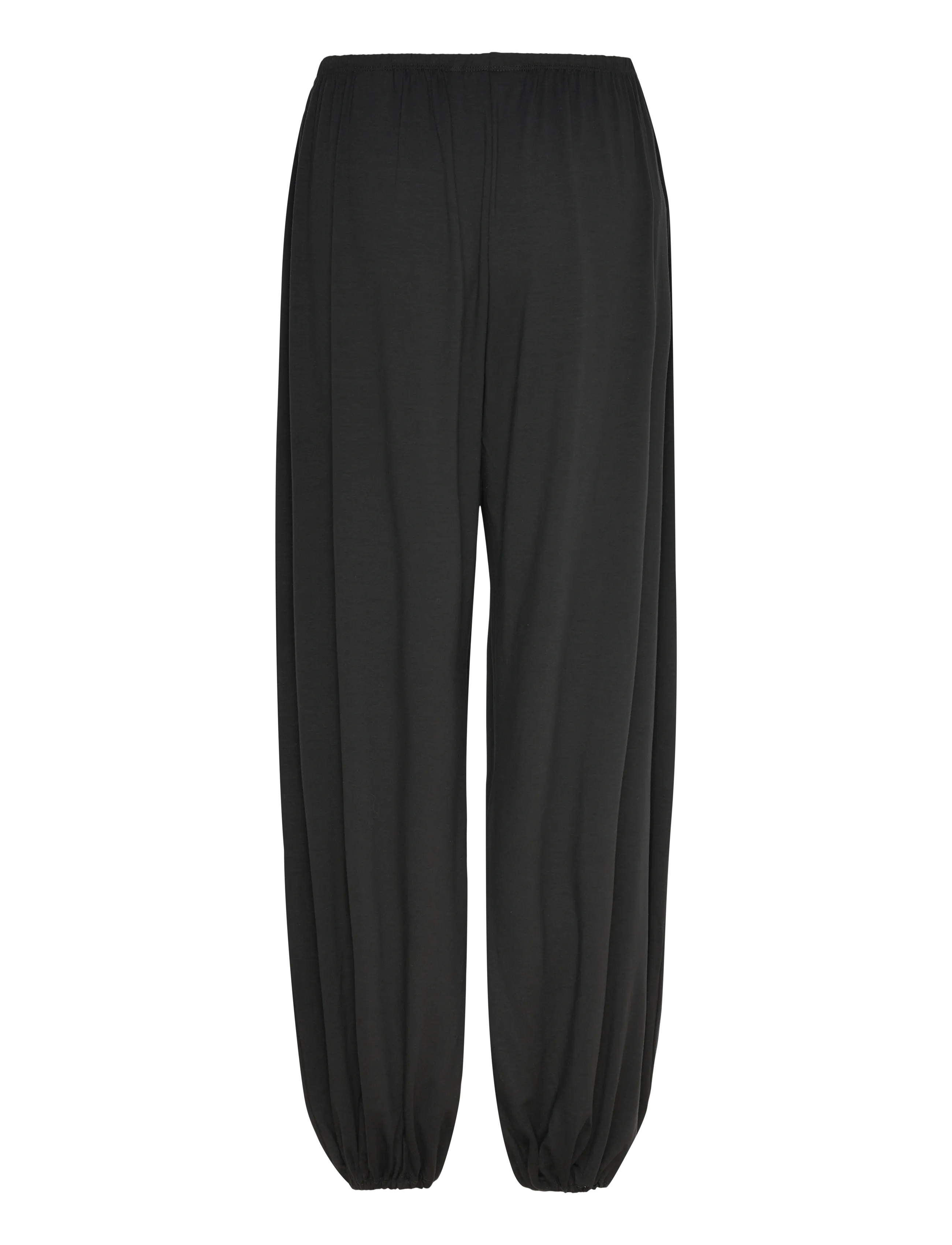 Weekday - Soft Mid-Rise Balloon Trousers - barrel trousers - black - 2