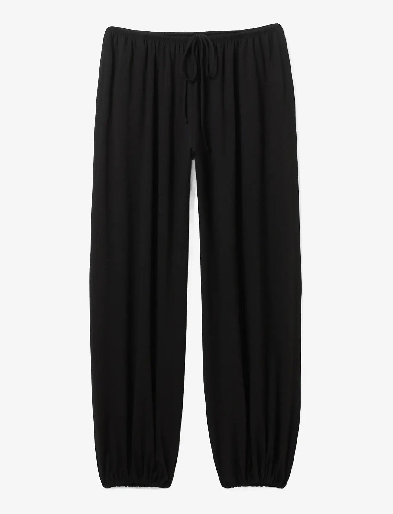 Weekday - Soft Mid-Rise Balloon Trousers - jogginghosen - black - 3
