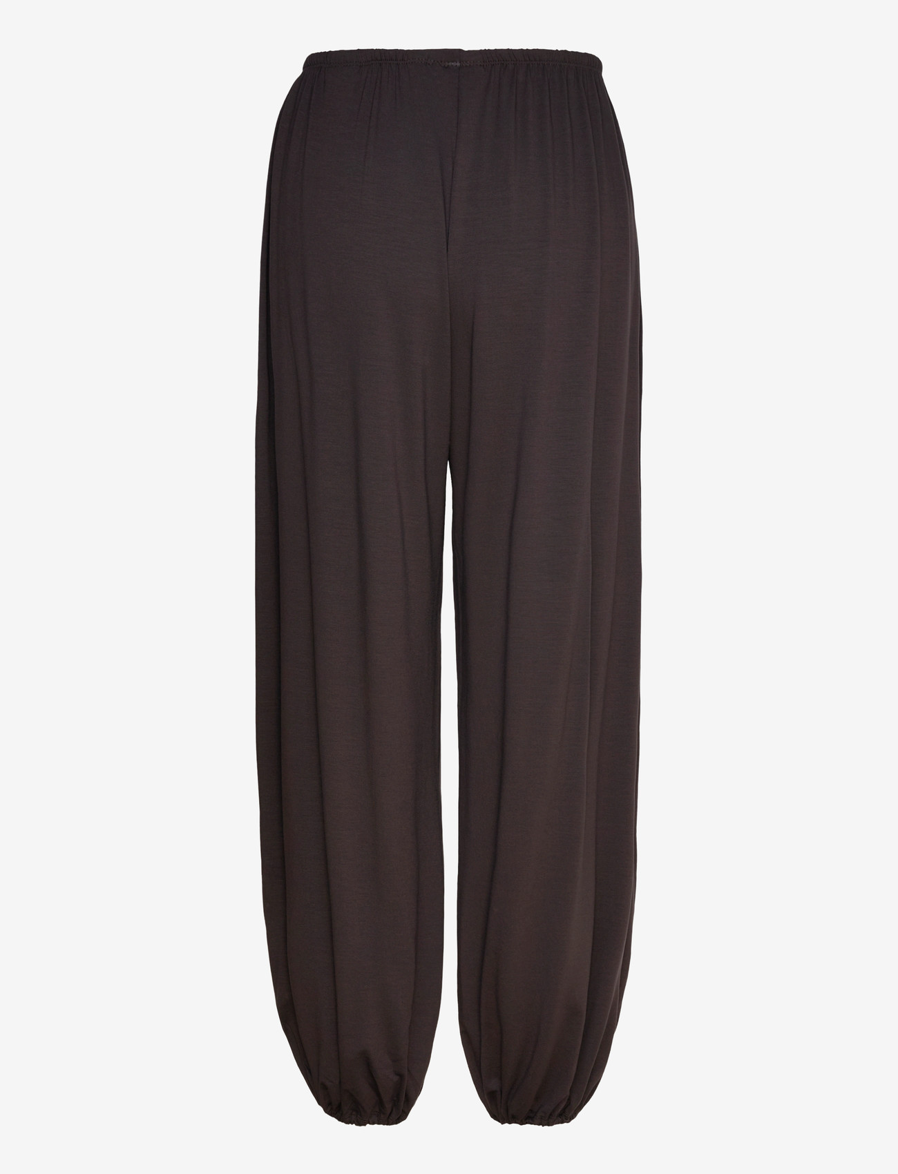 Weekday - Soft Mid-Rise Balloon Trousers - joggers - dark brown - 2