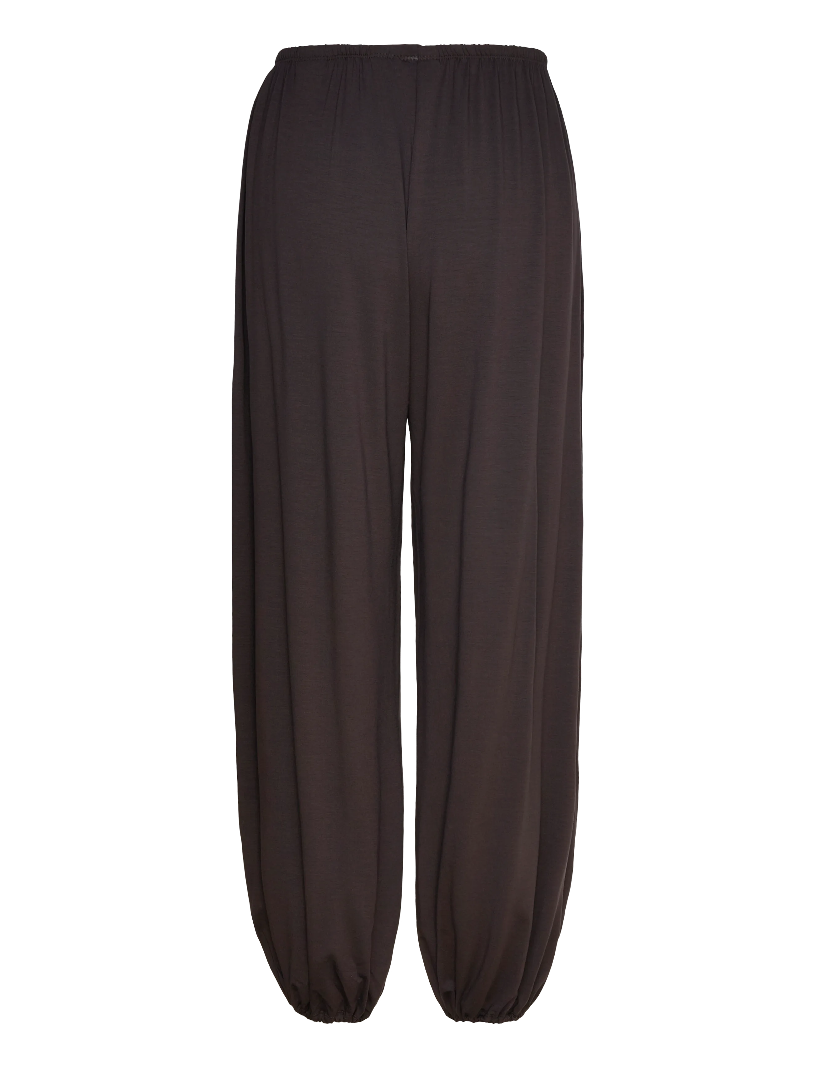 Weekday - Soft Mid-Rise Balloon Trousers - barrel-bukser - dark brown - 2