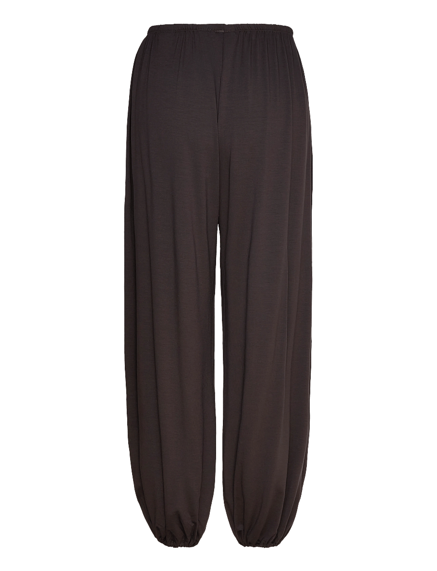 Weekday - Balloon Trousers - hosen mit geradem bein - dark brown - 1