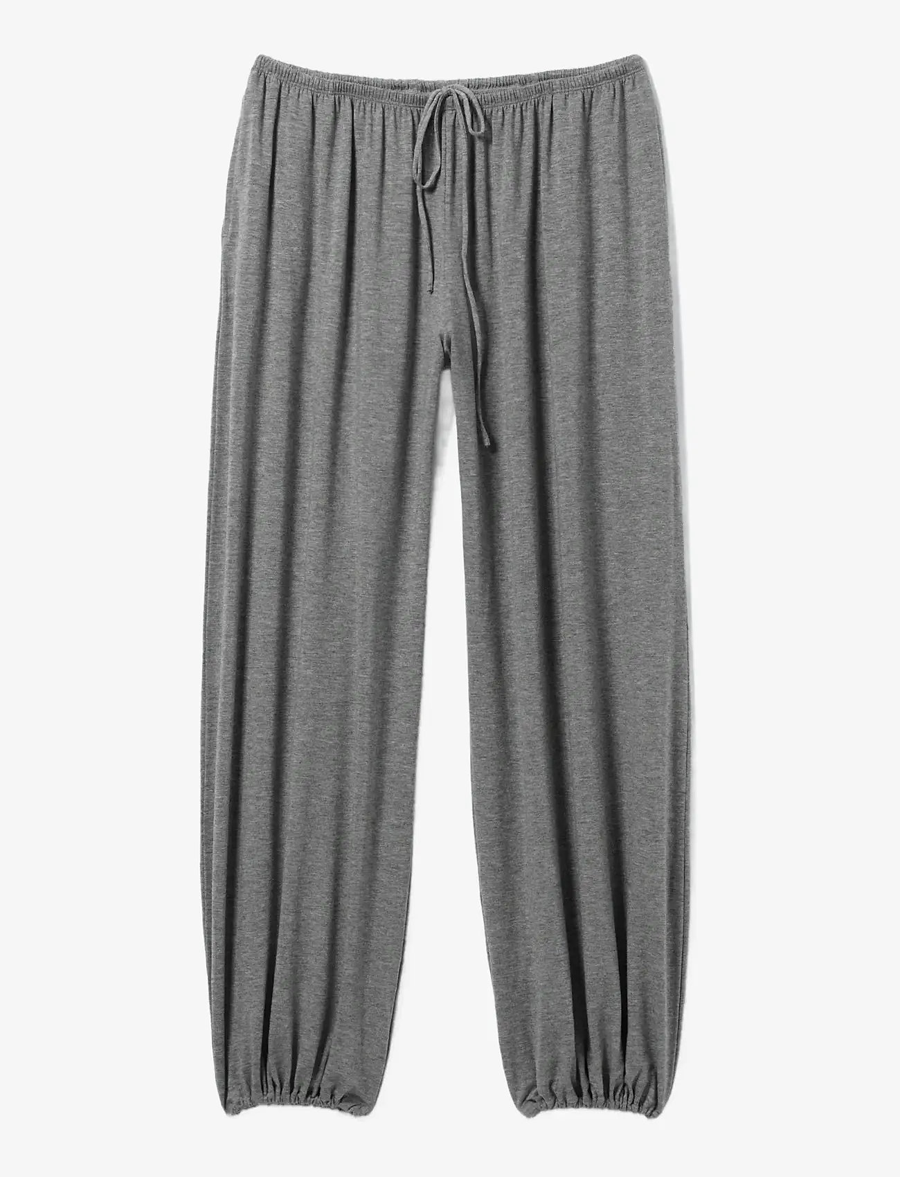 Weekday - Soft Mid-Rise Balloon Trousers - jogginghosen - grey melange - 3