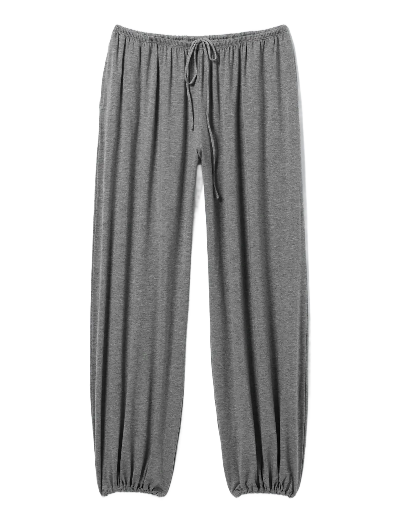 Weekday - Soft Mid-Rise Balloon Trousers - barrel trousers - grey melange - 3