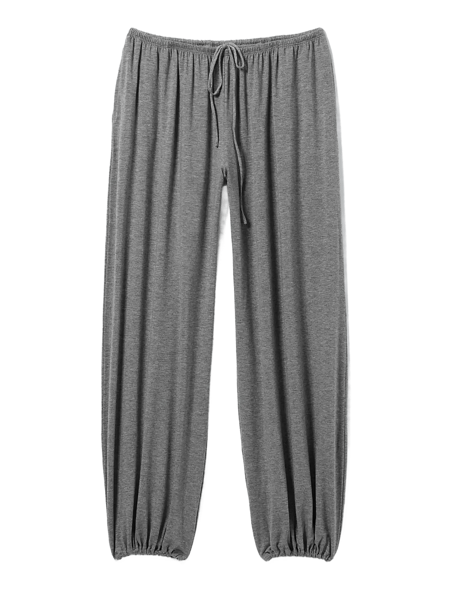 Weekday - Soft Mid-Rise Balloon Trousers - hosen mit geradem bein - grey melange - 2