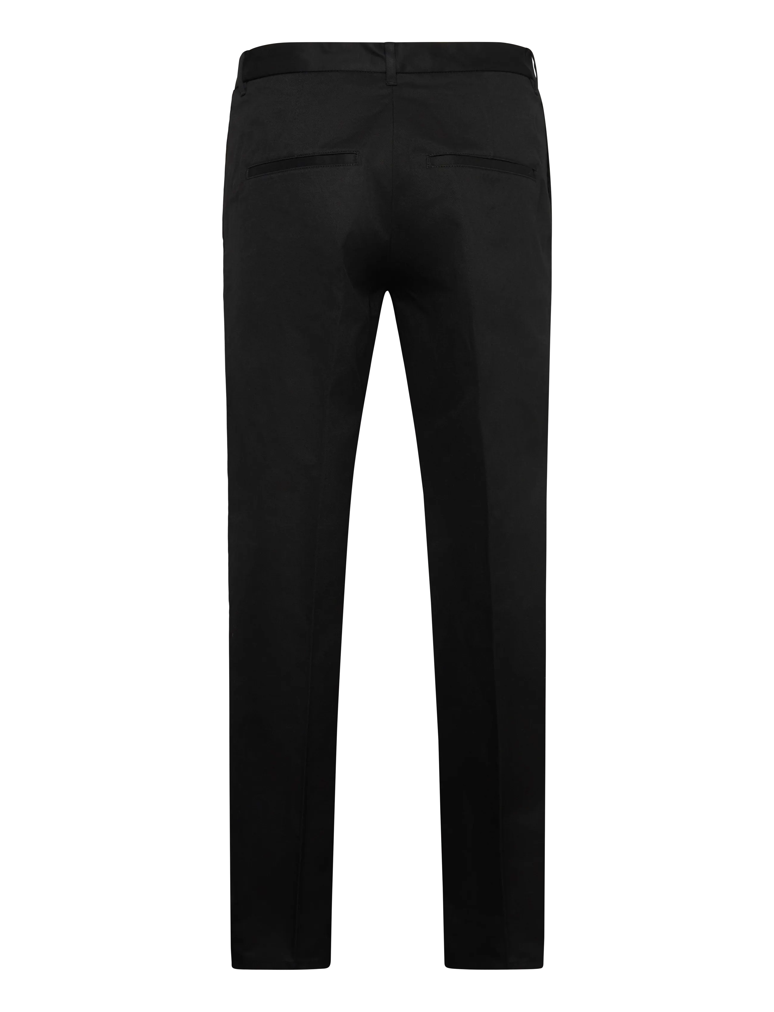 Weekday - Mid Rise Relaxed Straight Leg Chino Trousers - chino's - black - 2