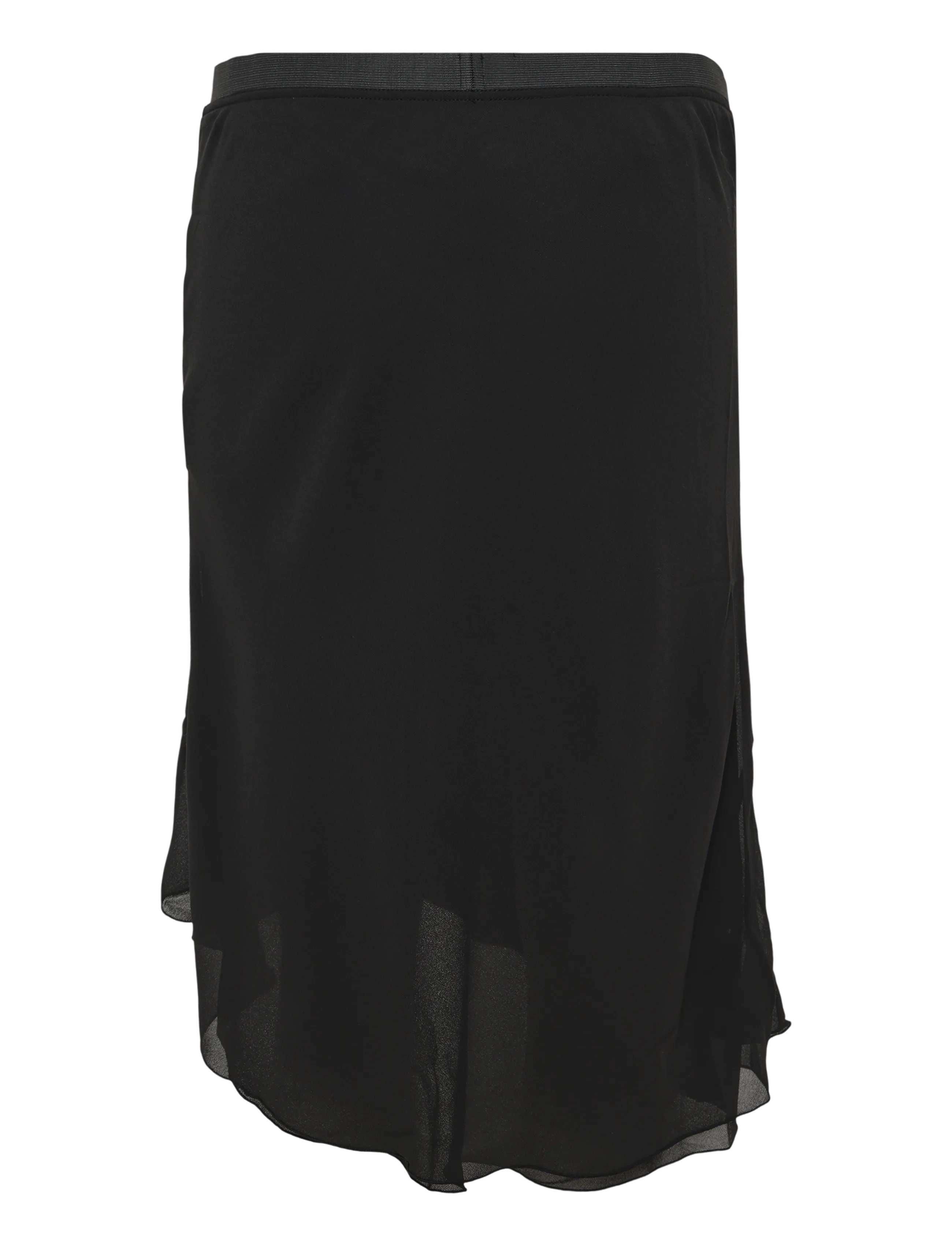 Weekday - Double Layer Assymetric Skirt - black - 1