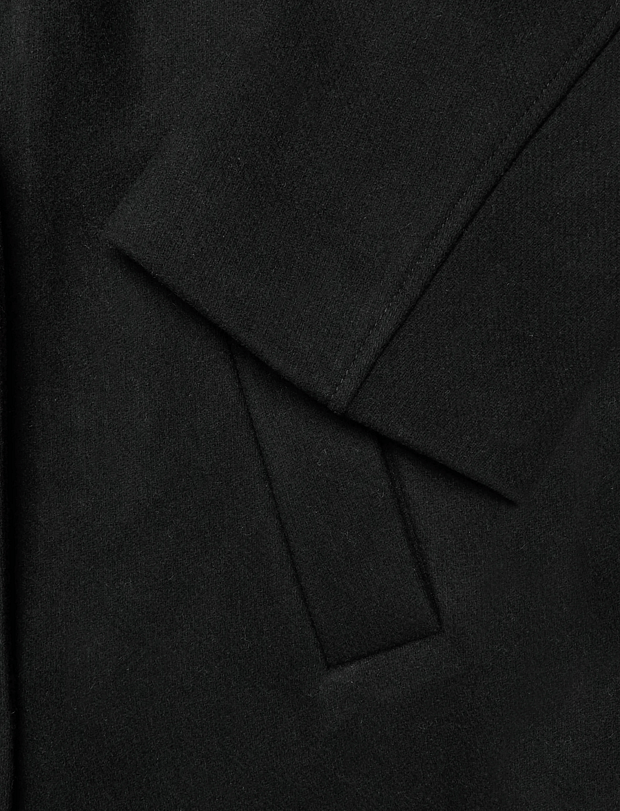 Weekday Frame Wool Coat (Black/Musta) - 179 € | Boozt.com