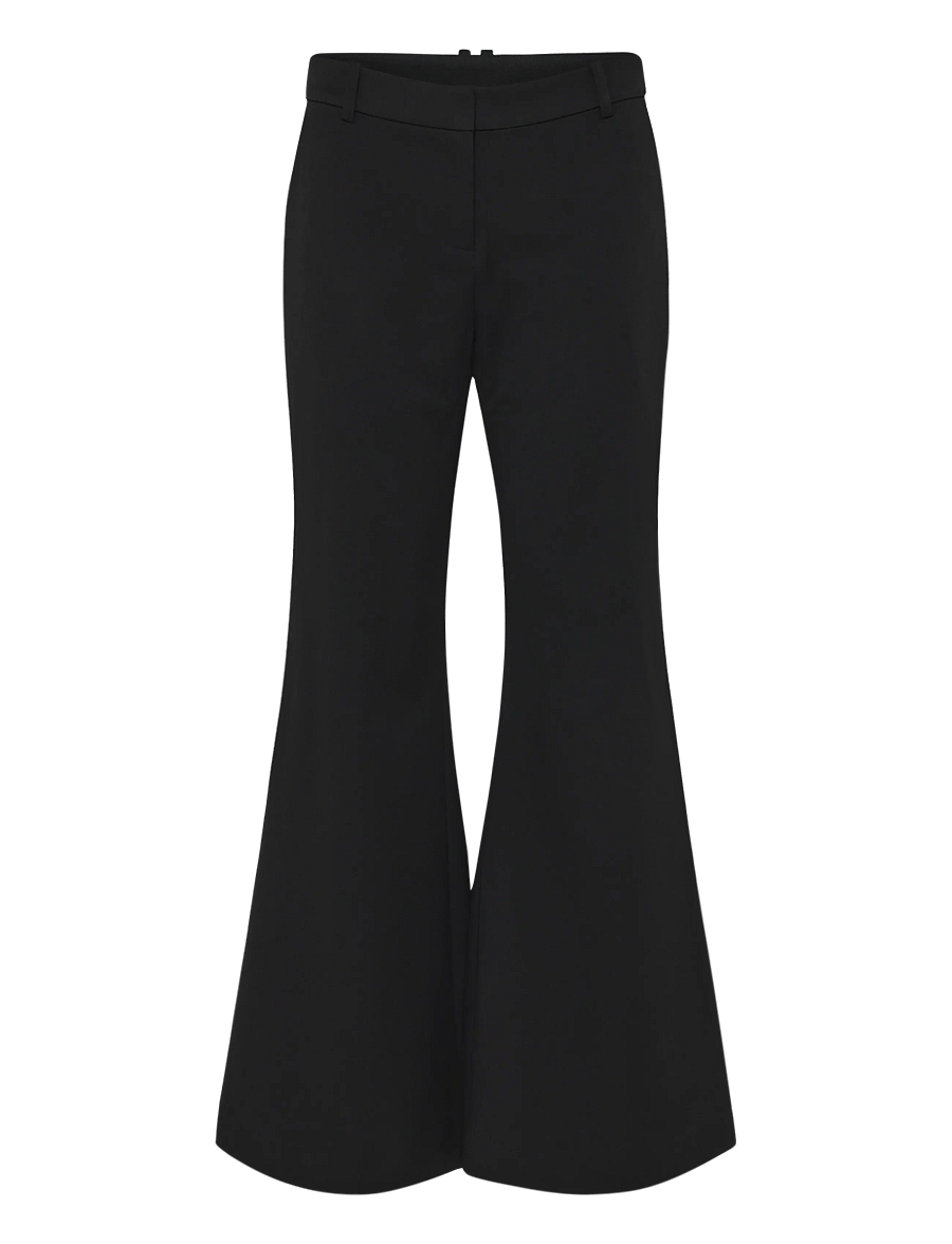 Weekday - Flared suit trousers - flare bukser - black - 0