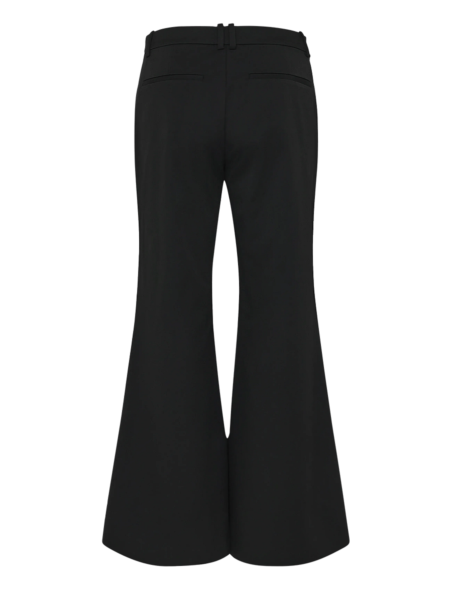 Weekday - Flared suit trousers - flare bukser - black - 1