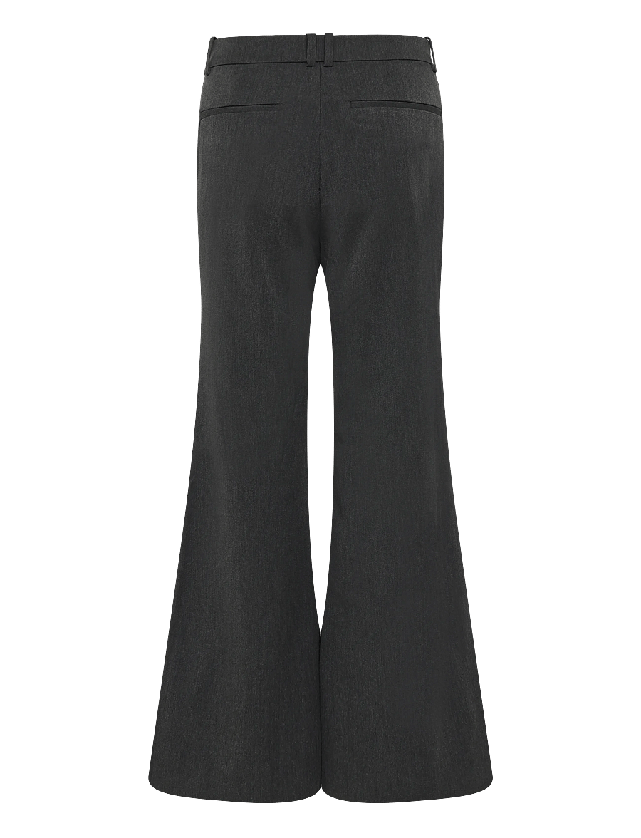 Weekday - Flared suit trousers - alt laiad püksid - dark grey melange - 1