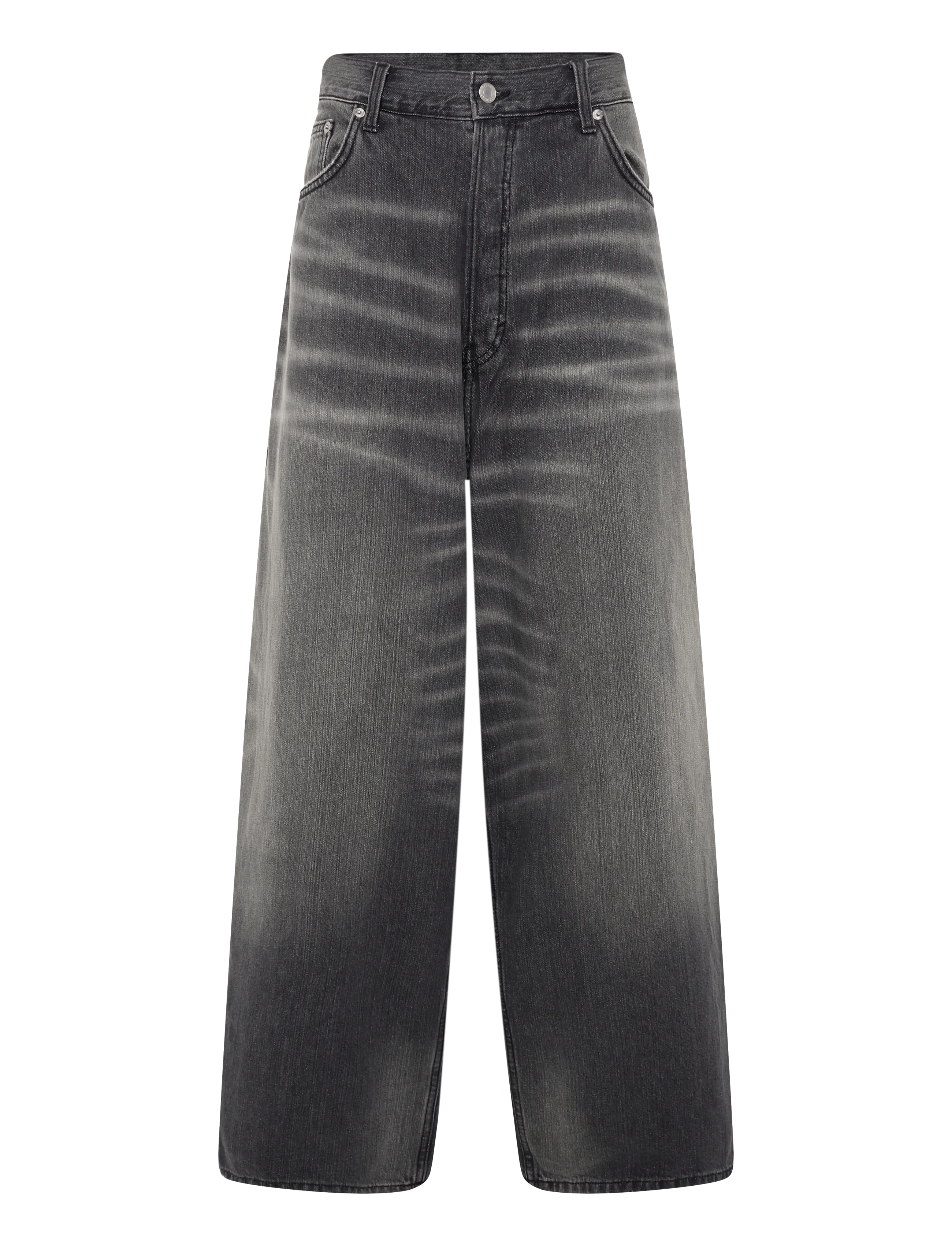 Weekday Void Low Rise Loose Baggy Jeans - Kollektioner - IMPERIAL BLACK / black