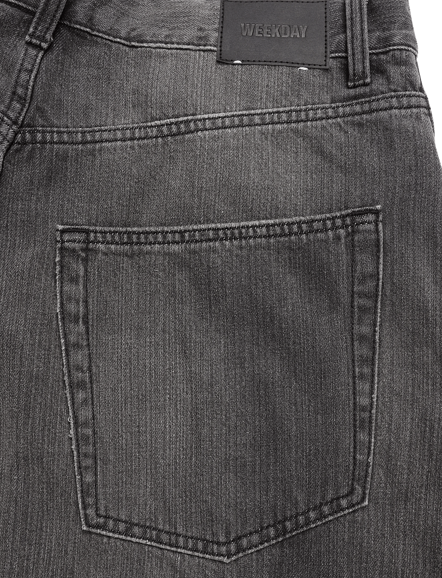 Weekday - Void Low Rise Loose Baggy Jeans - weite jeans - imperial black - 4
