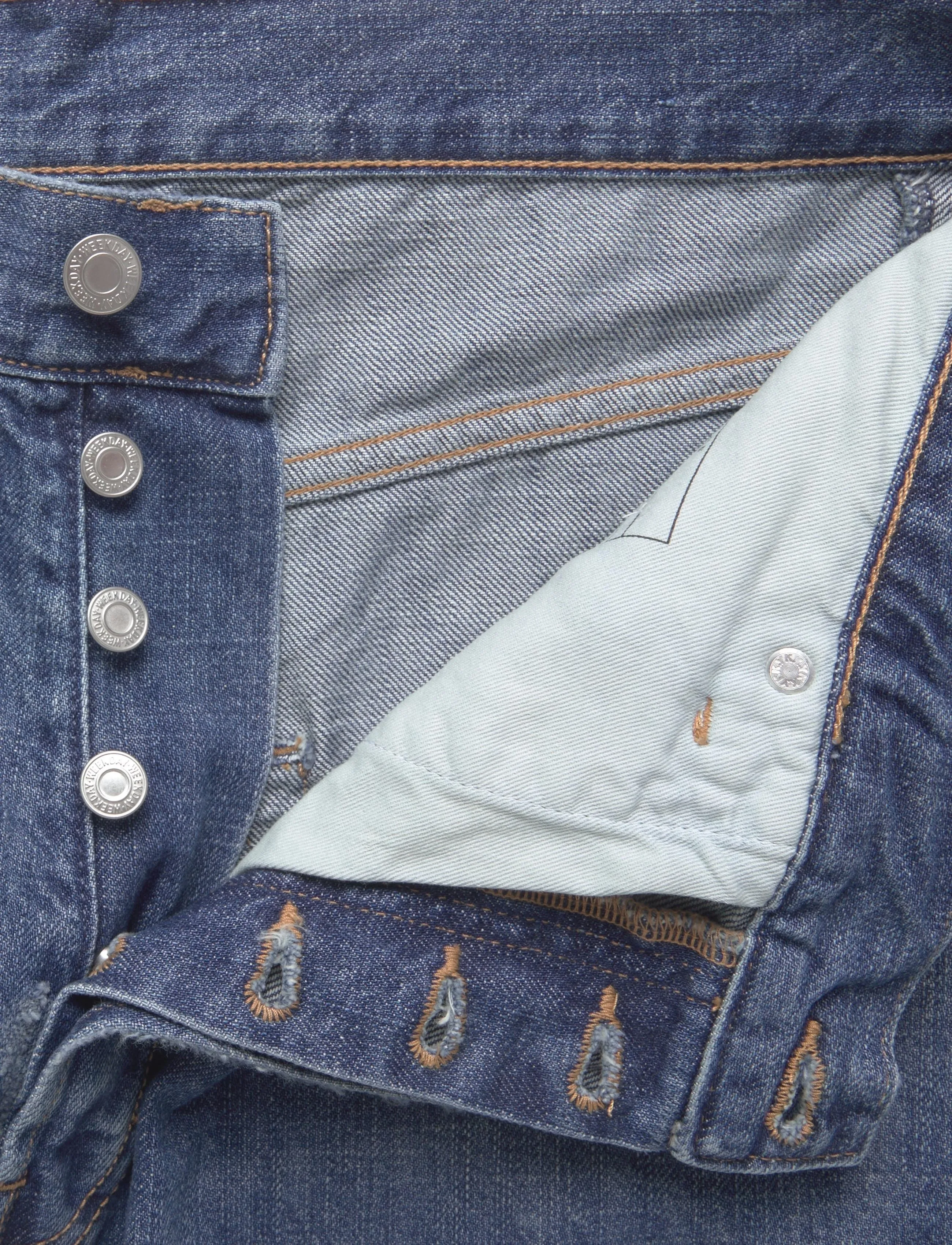 Weekday - Void Low Rise Loose Baggy Jeans - weite jeans - sandy blue - 3