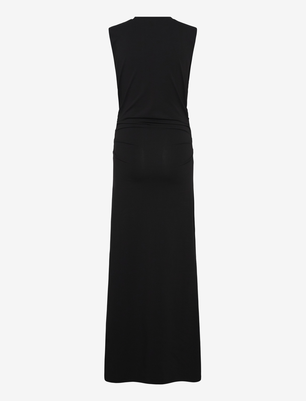 Weekday - Pleated Sleeveless Maxi Dress - maksikleidid - black - 1