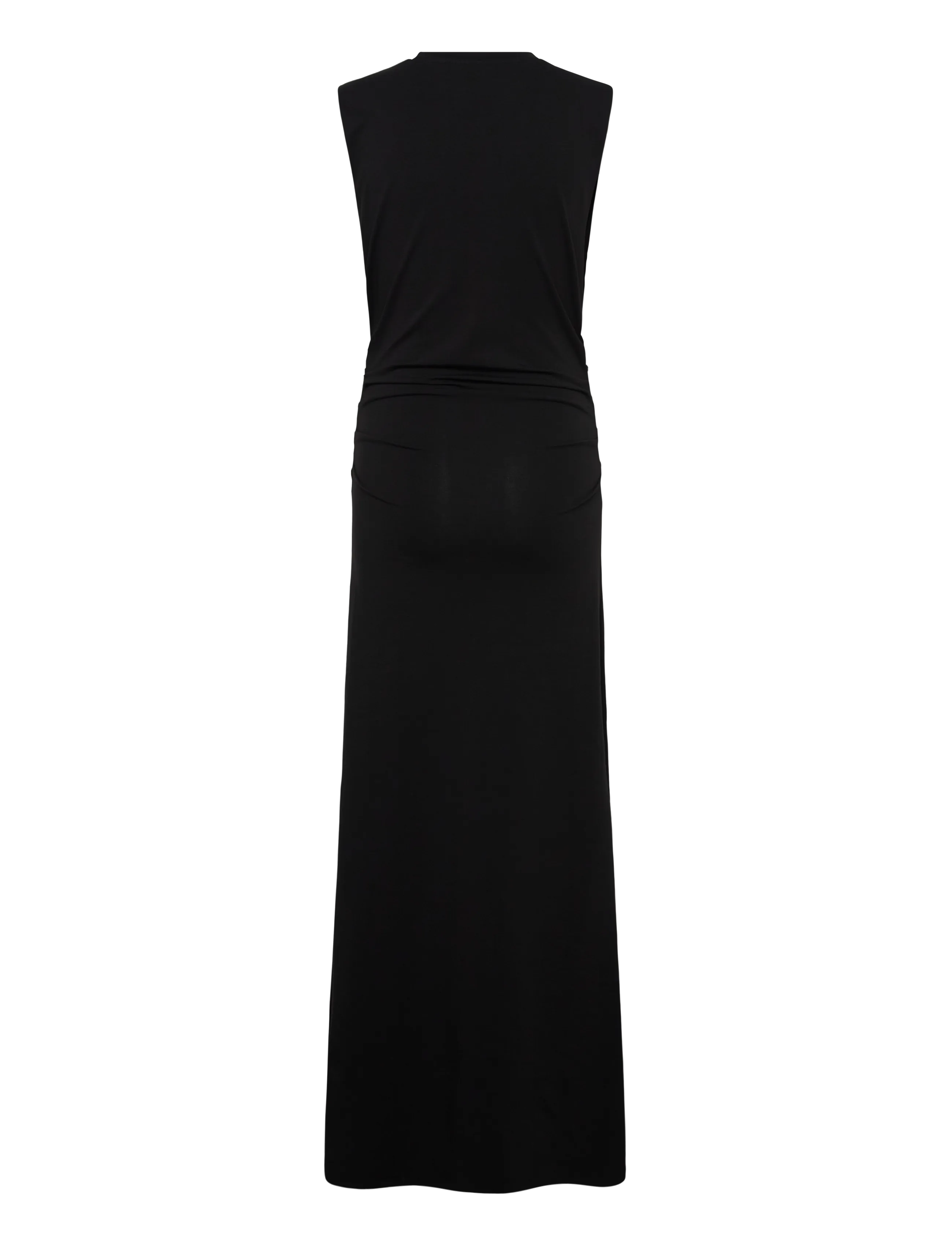 Weekday - Pleated Sleeveless Maxi Dress - maxikleider - black - 1
