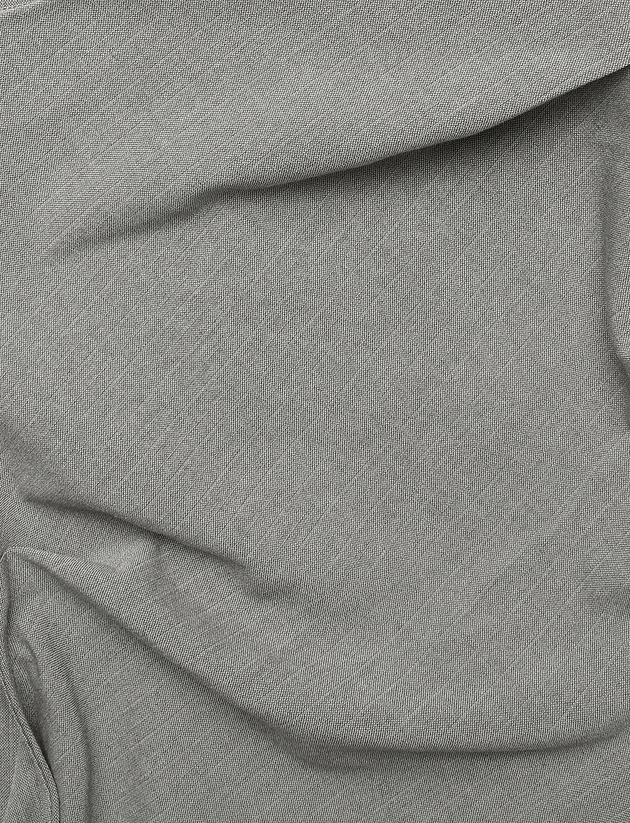 Weekday - Asymmetric Sleeveless Suiting Top - Ærmeløse bluser - mid grey - 2