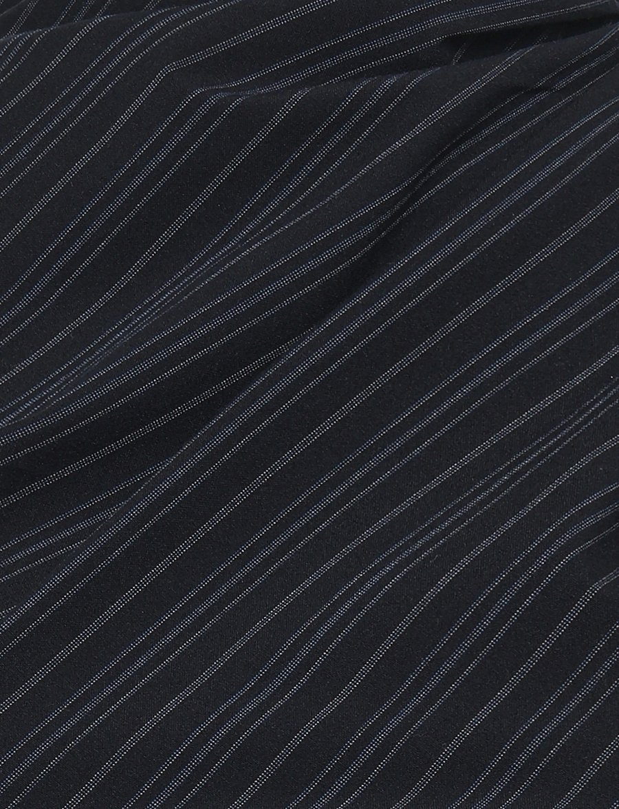 Weekday - Asymmetric Sleeveless Suiting Top - Ærmeløse bluser - navy stripe - 2