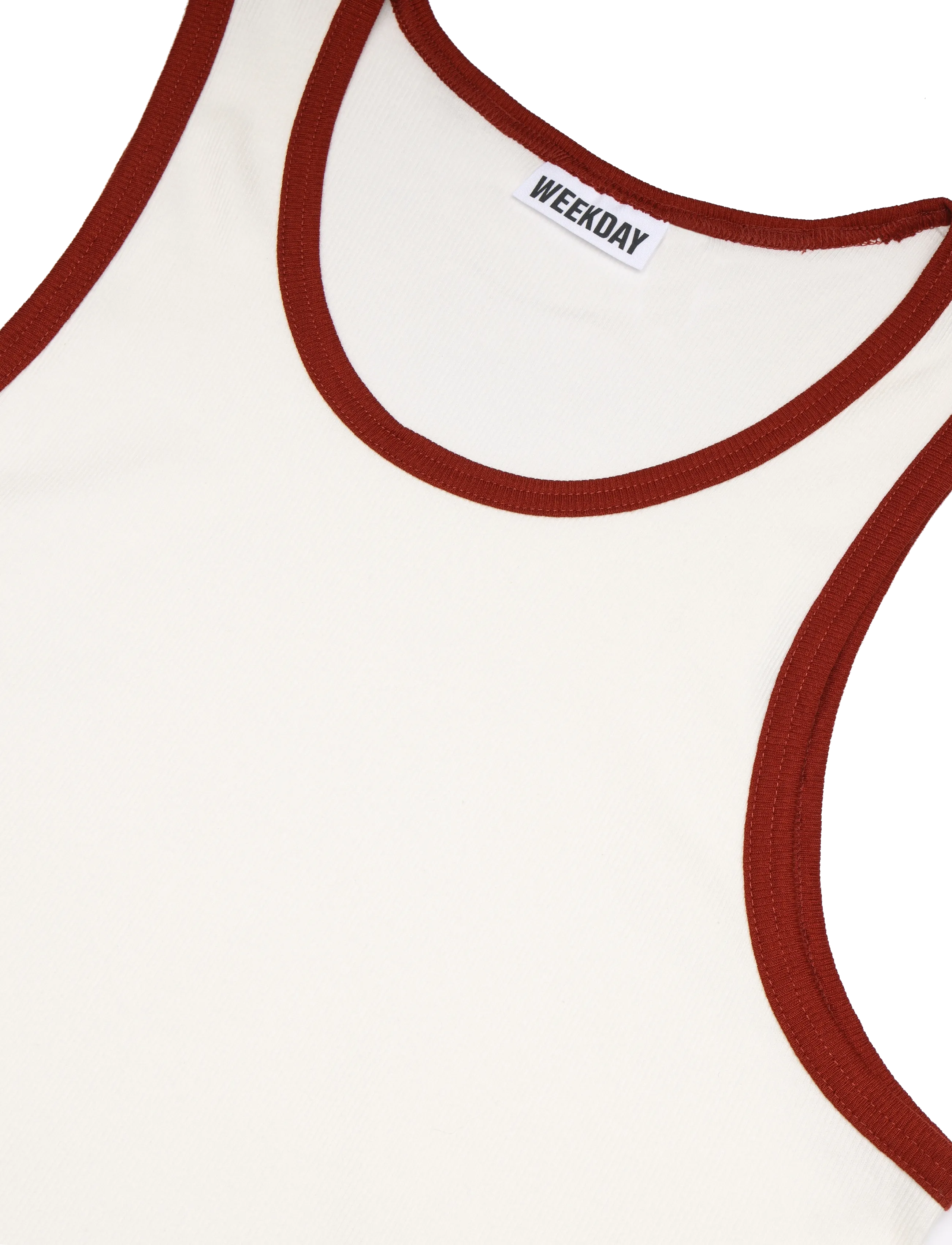 Weekday - Tank Top - gestrickte westen - off white - 2