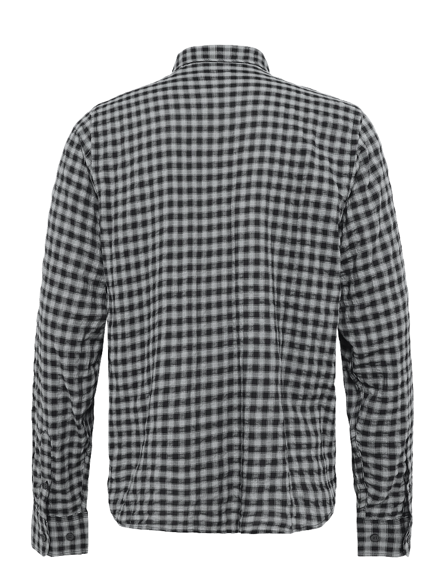 Weekday - Checked Long Sleeved Shirt - ruudulised särgid - black/grey check - 1