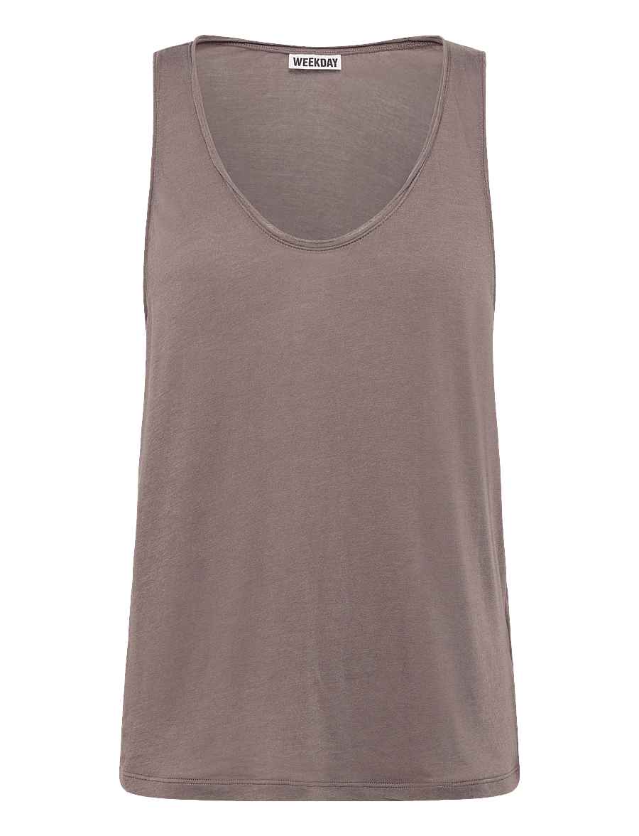 Weekday - Tank Top - Ärmellose tops - dusty plum - 0