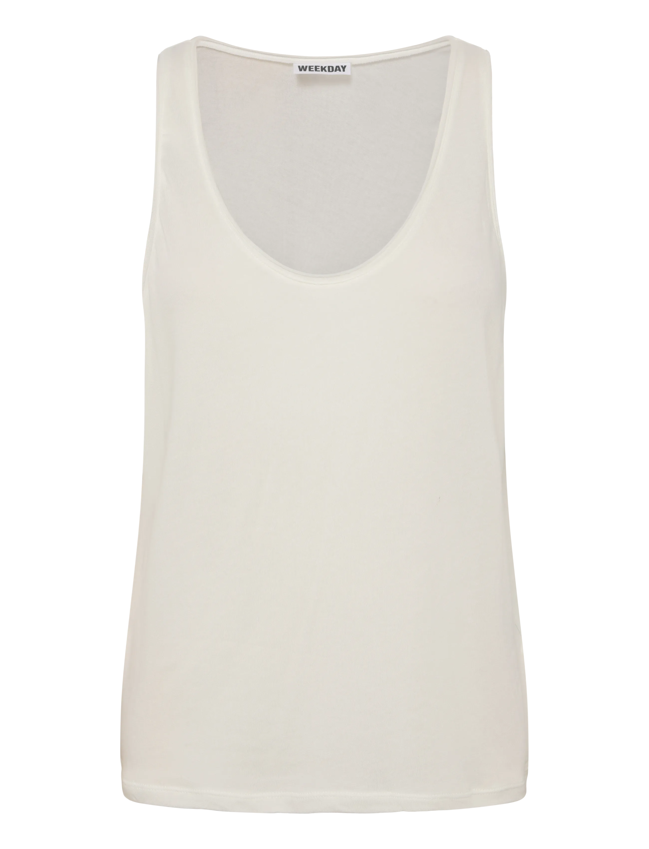 Weekday Tank Top, XS, T-shirts & Oberteile, Creme - Sleeveless, Frauen