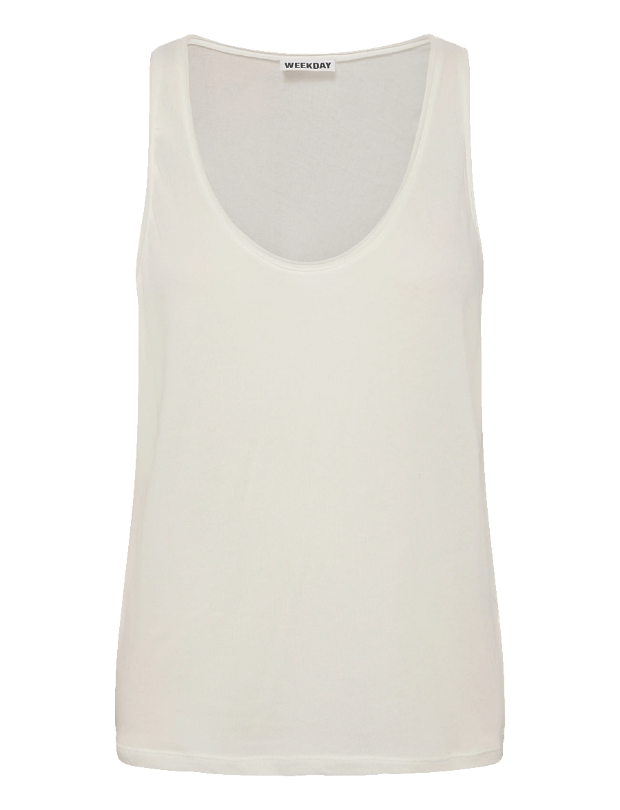 Weekday - Tank Top - varrukateta topid - off white - 0