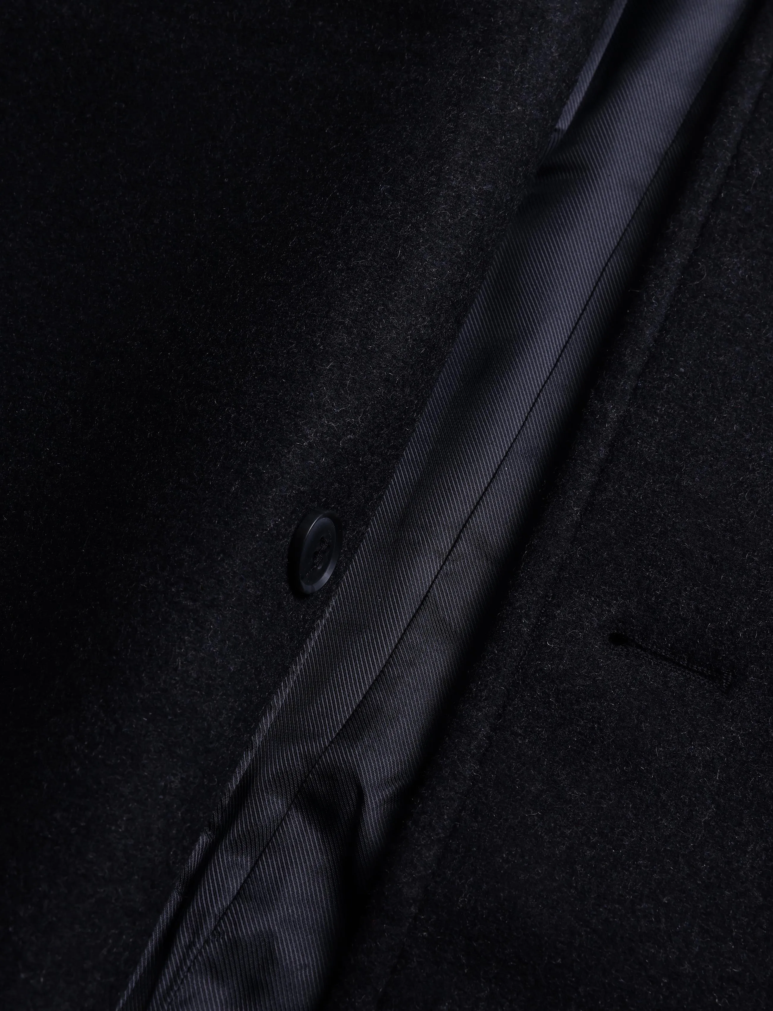 Weekday - Sansa Belted Woolblend Coat - dark grey melange - 4