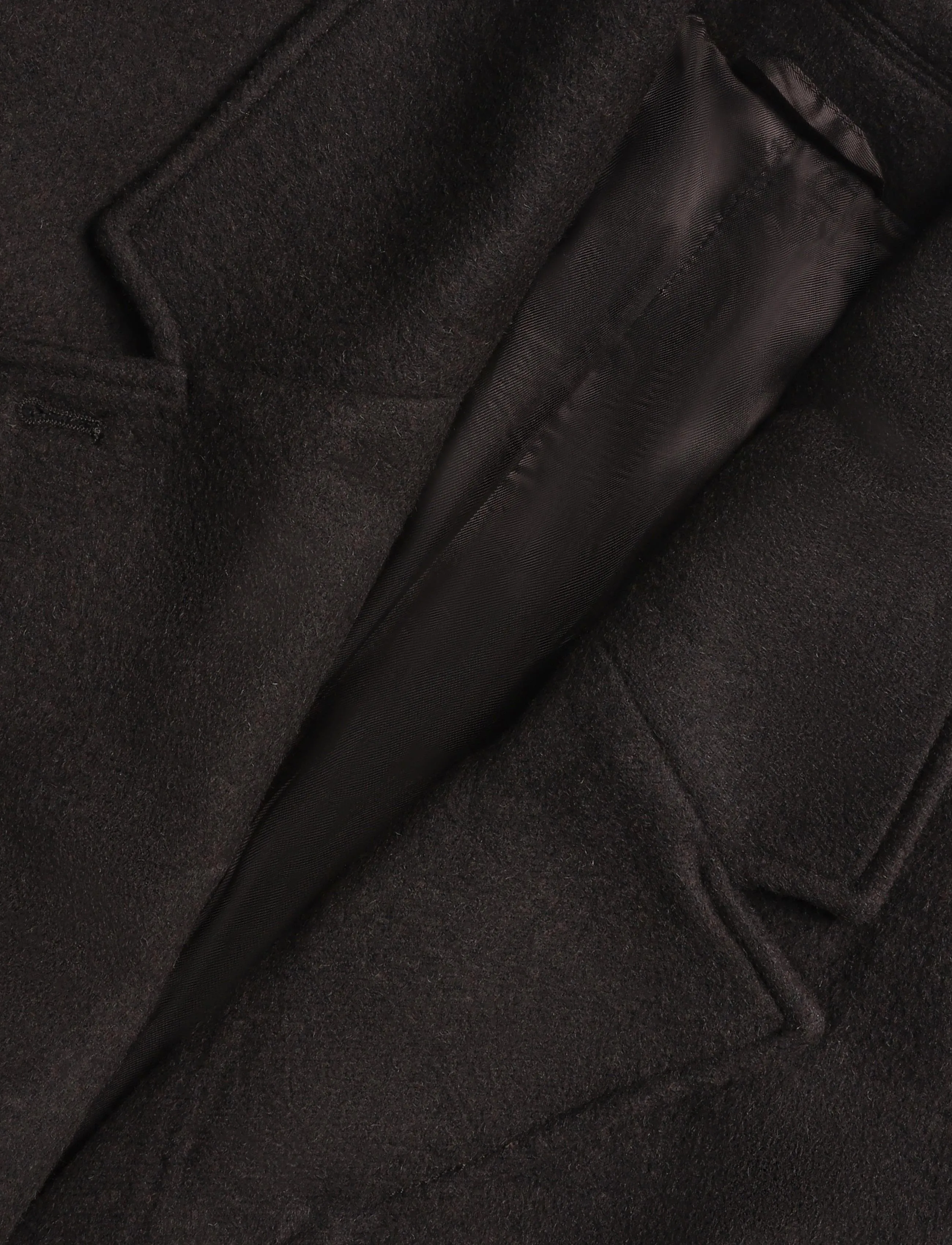 Weekday - Kite Woolblend Coat - dark brown melange - 2