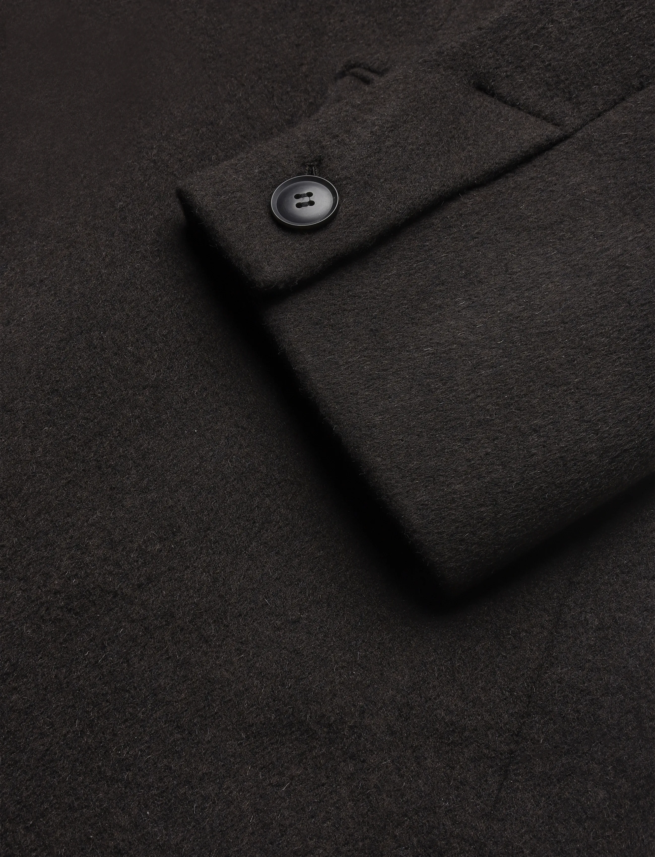 Weekday - Kite Woolblend Coat - dark brown melange - 3