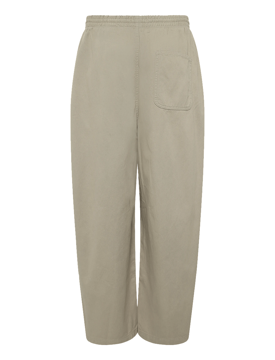 Weekday - Barrel Pull-on Trousers - casual trousers - beige - 2