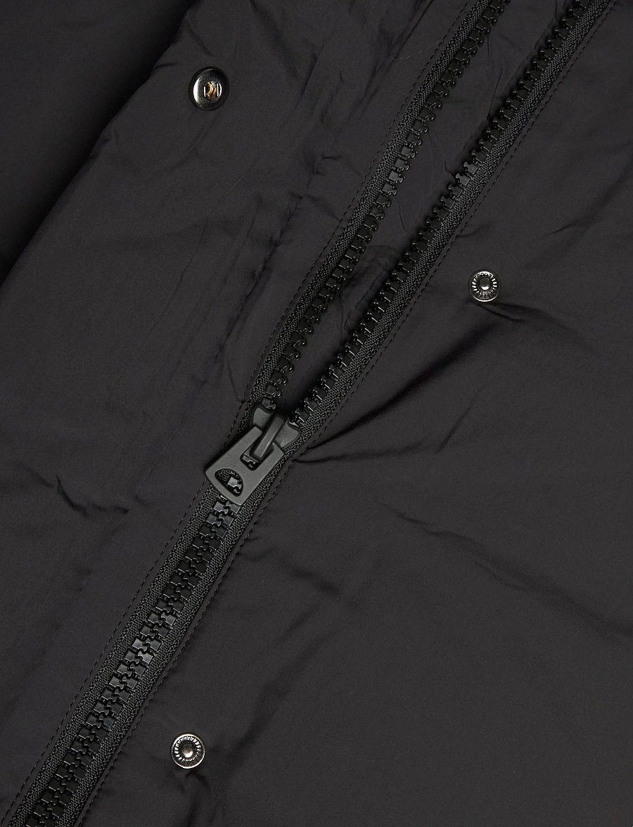 Weekday - Clean puffer jacket - black - 3