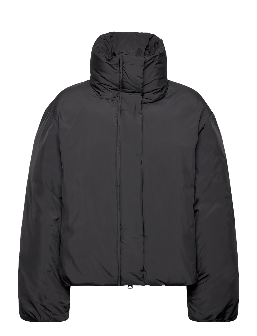 Weekday - Clean puffer jacket - winterjacken - dark grey - 0
