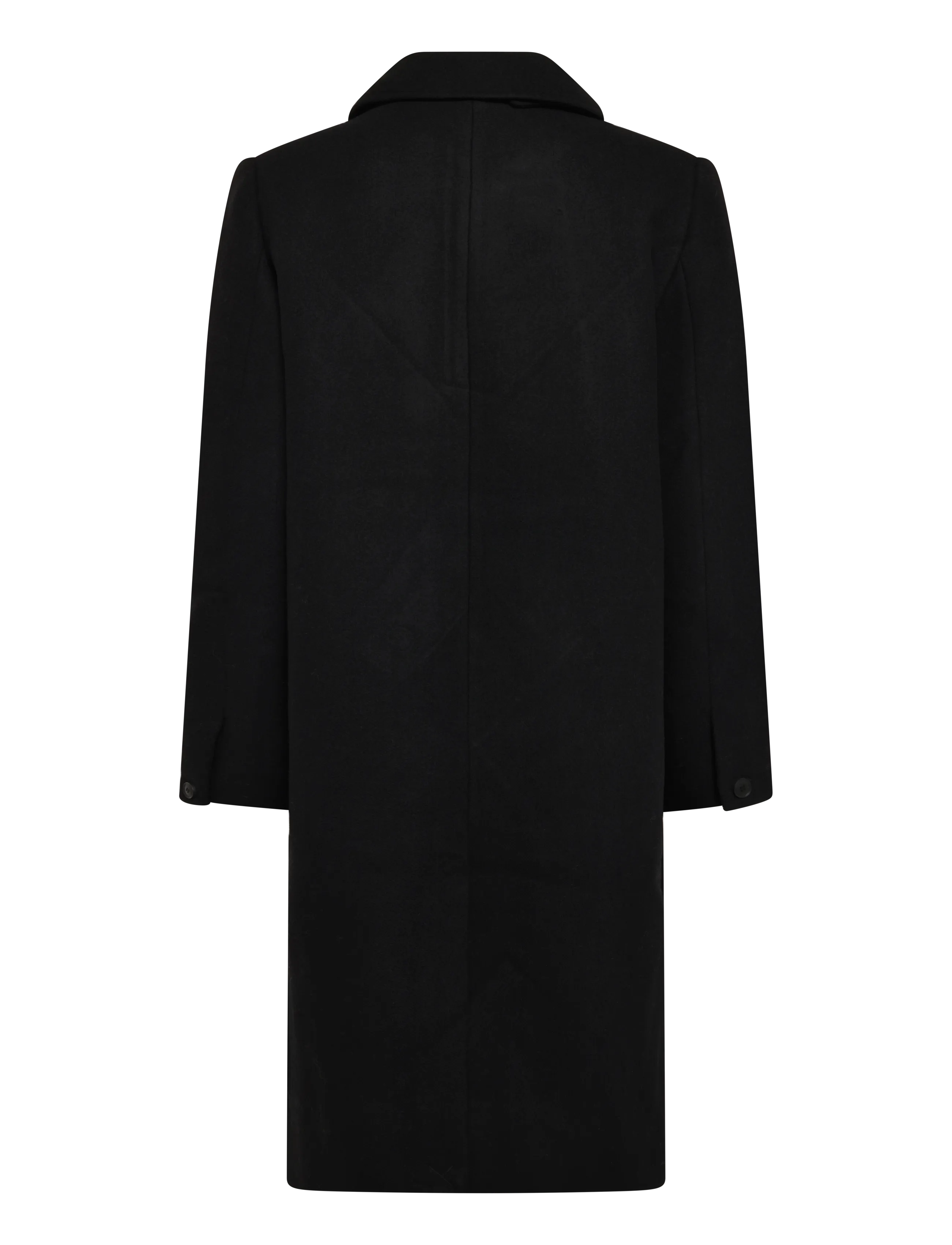 Weekday - Gale Woolblend Coat - vinterjakker - black dark - 1