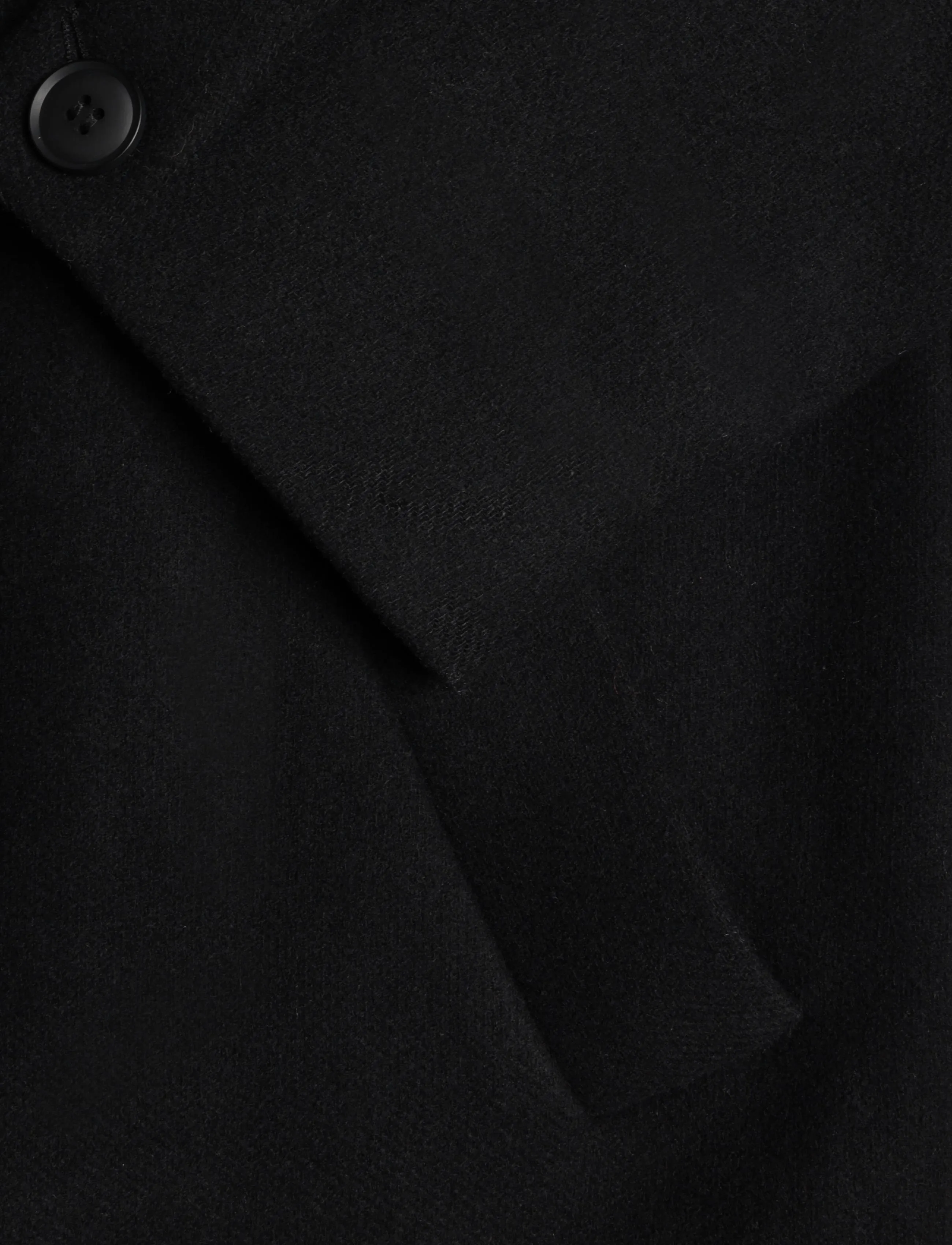 Weekday - Gale Woolblend Coat - vinterjakker - black dark - 3