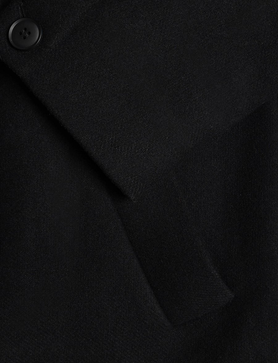 Weekday - Gale Woolblend Coat - vinterjakker - black dark - 3