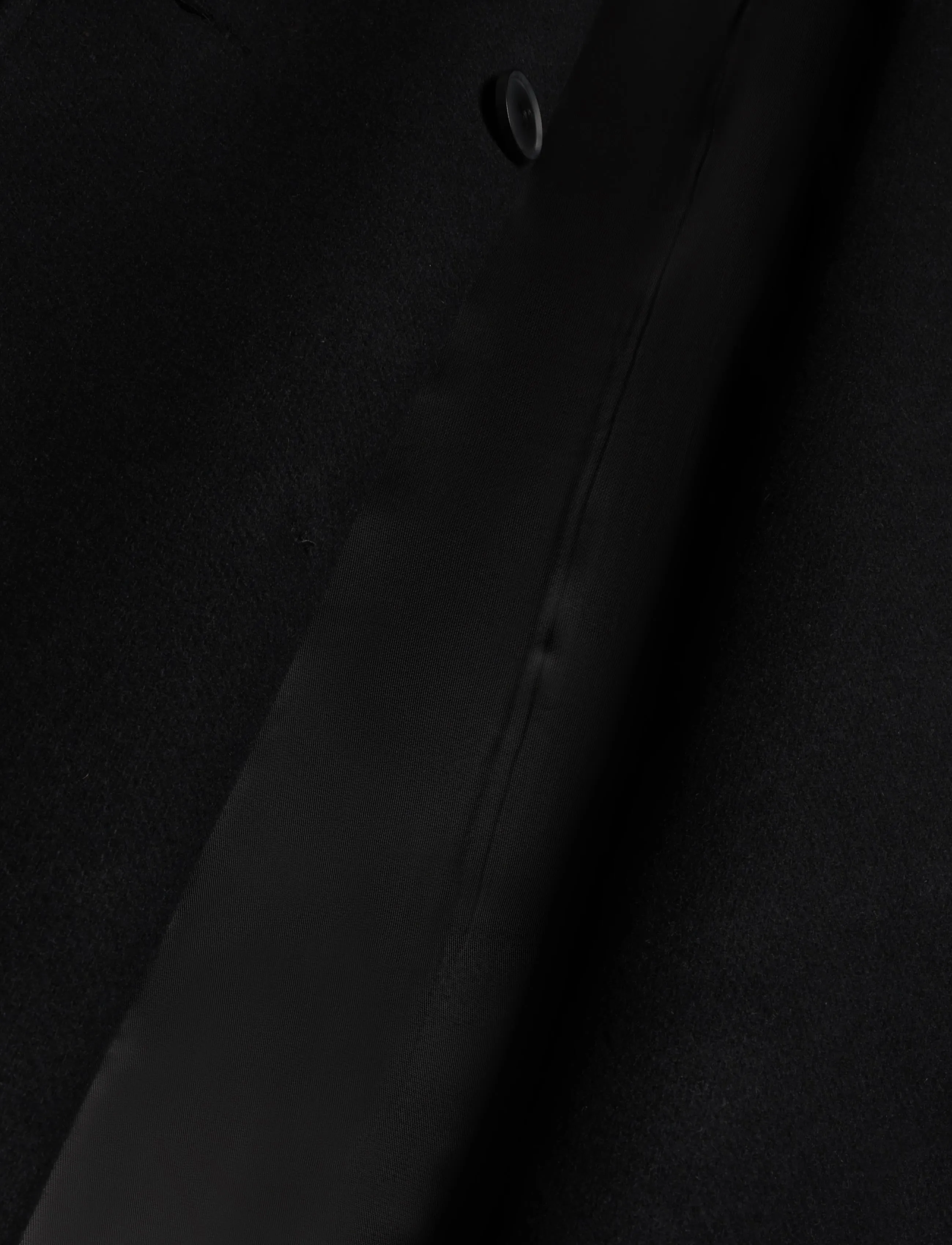 Weekday - Gale Woolblend Coat - vinterjakker - black dark - 4