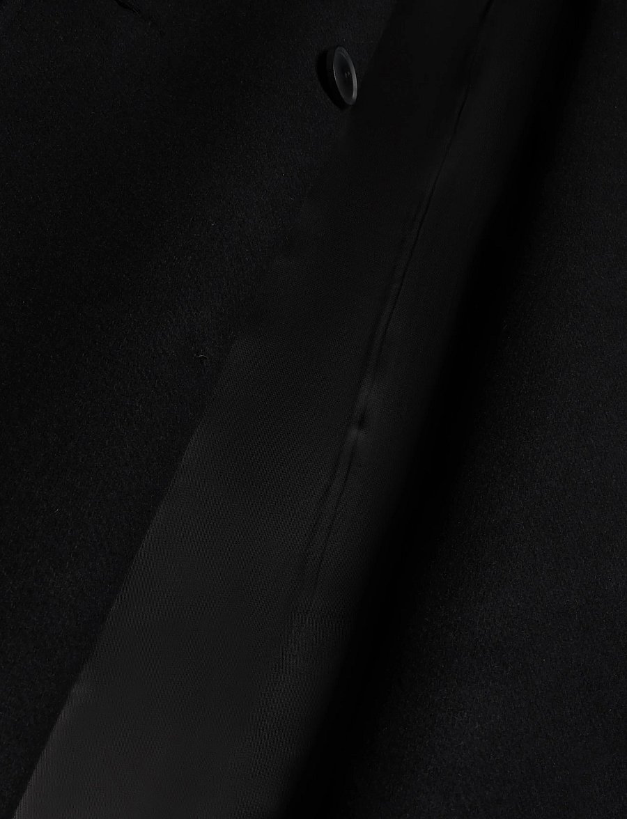 Weekday - Gale Woolblend Coat - vinterjakker - black dark - 4