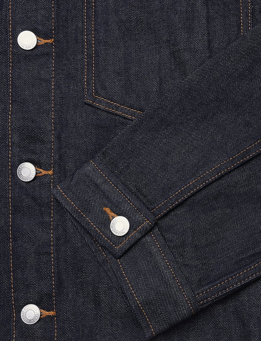 Weekday - Denim Shacket - voodrita teksatagid - resin rinse blue - 3