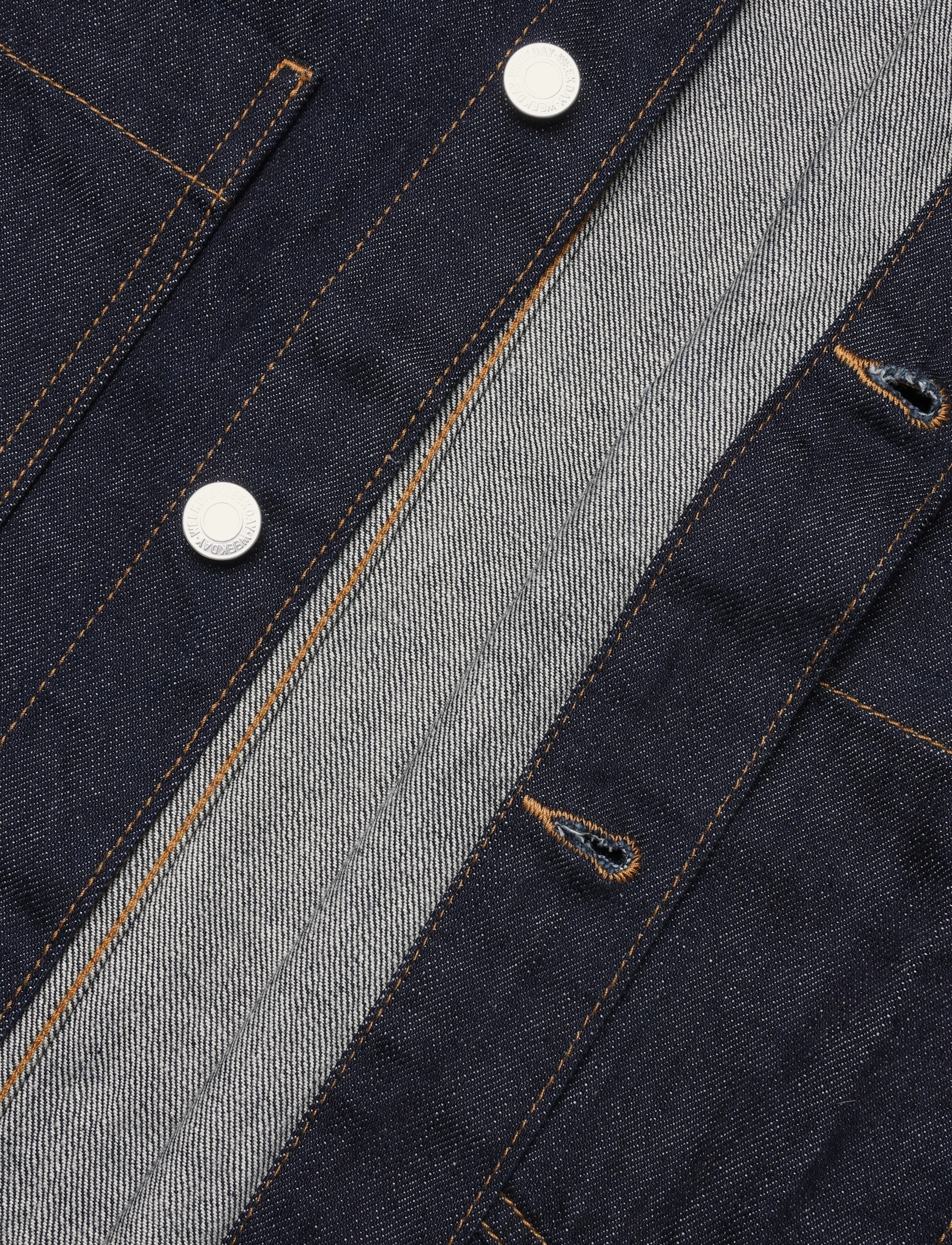 Weekday - Denim Shacket - resin rinse blue - 4