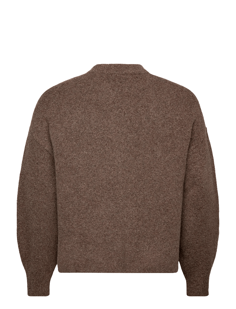 Weekday - Relaxed woolblend jumper - kõrge kaelusega - mole - 1