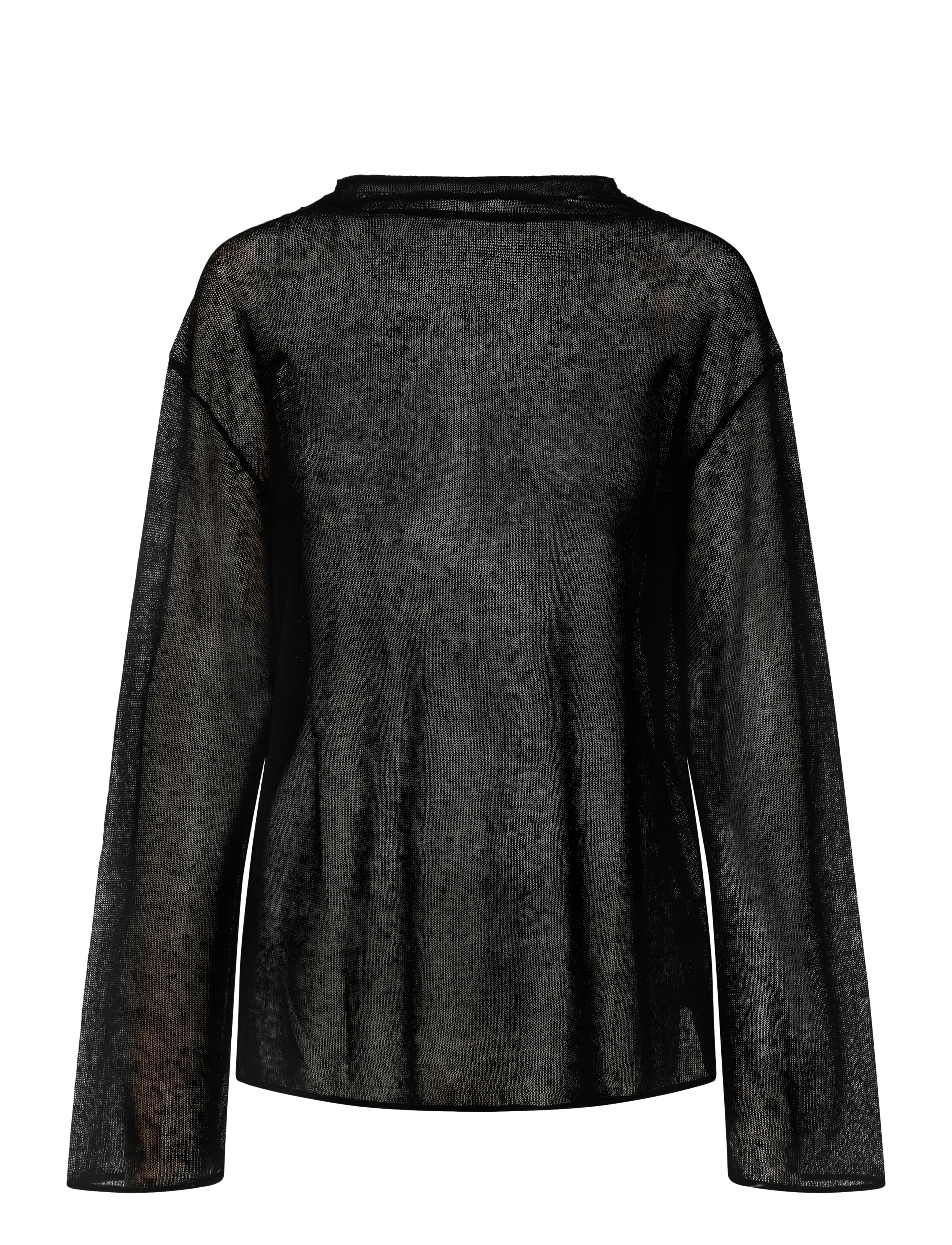 Weekday Linen Blend Jumper - Riided - BLACK / black