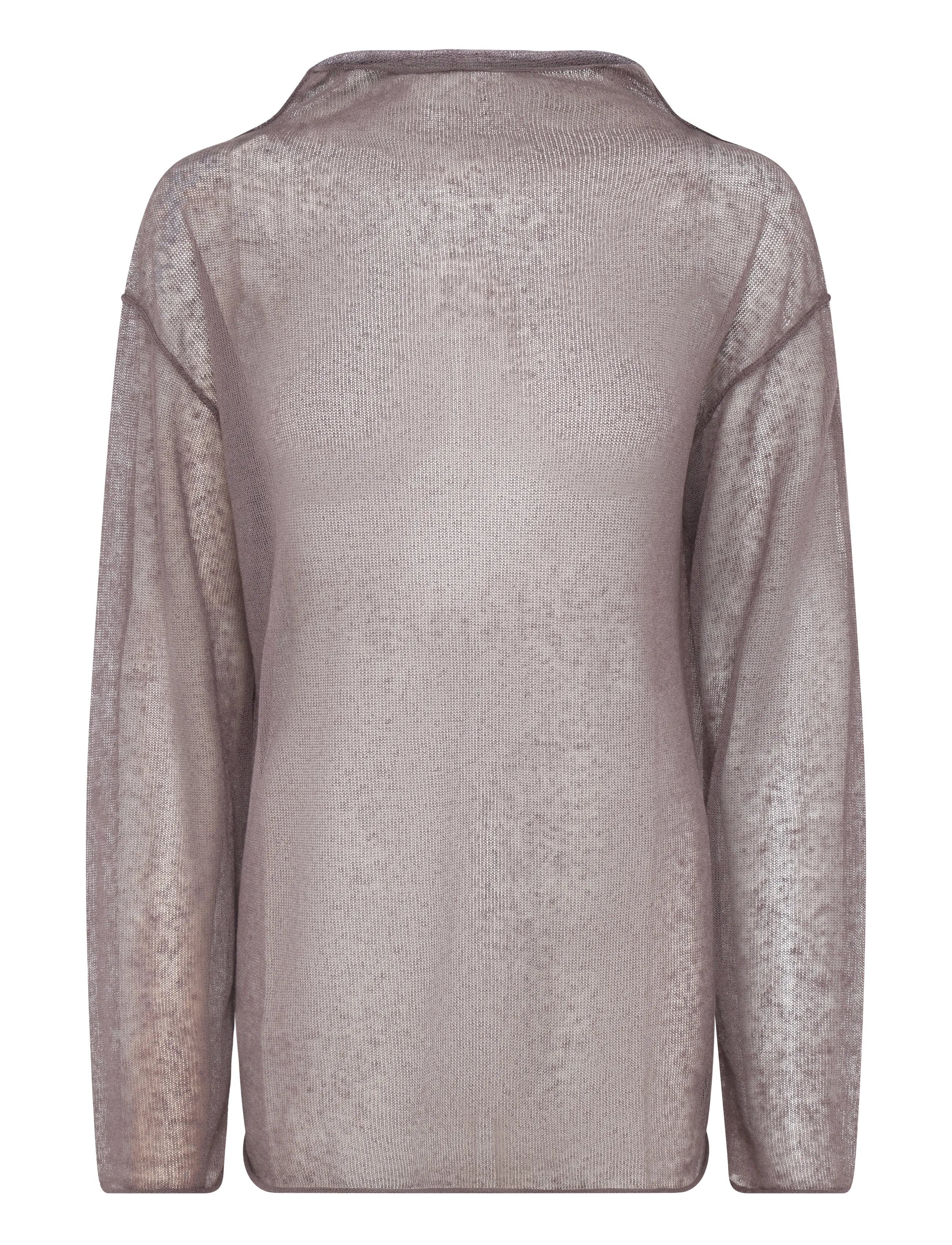 Weekday Linen Blend Jumper - Weekday - DUSTY PLUM / purple