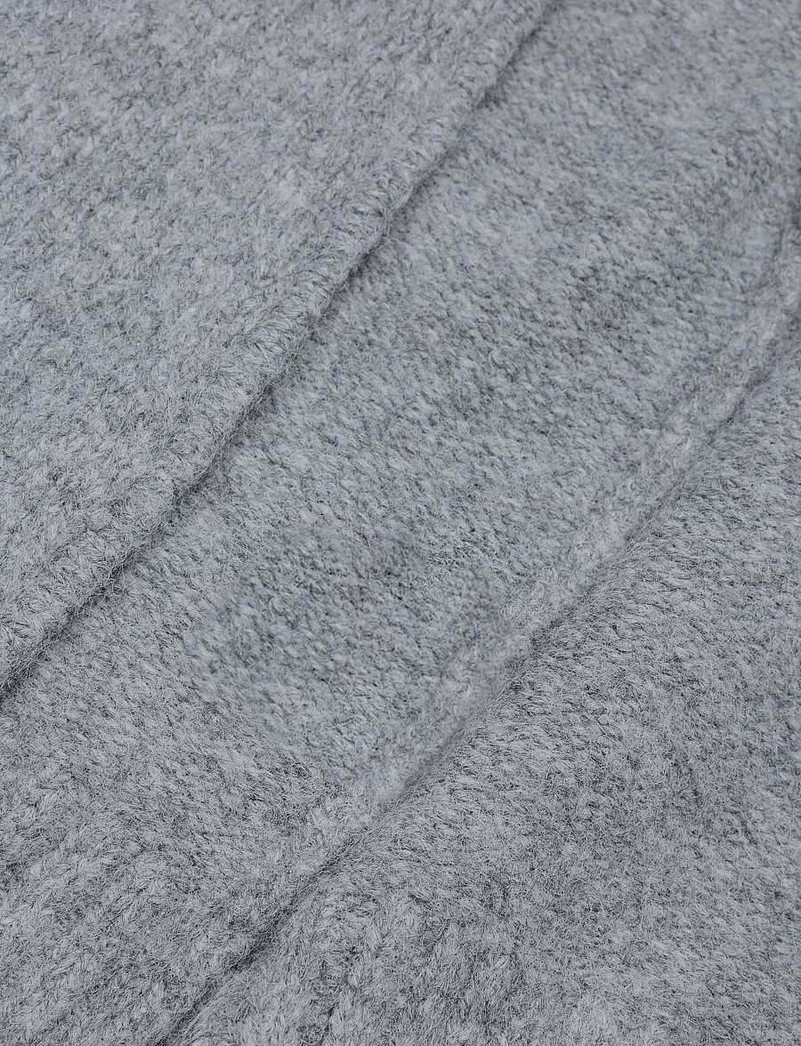 Weekday - Knitted zip hoodie - kapuutsiga pusad - grey melange - 4