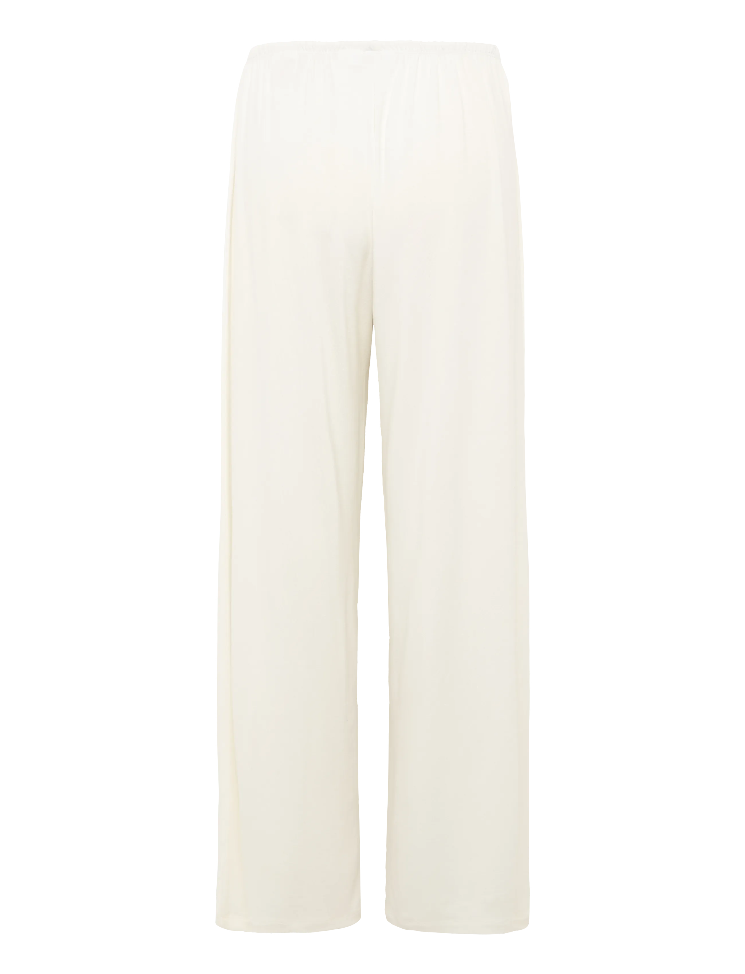 Weekday - Mid Rise Loose Wide Leg Lyocell Trousers - hosen mit weitem bein - white - 1