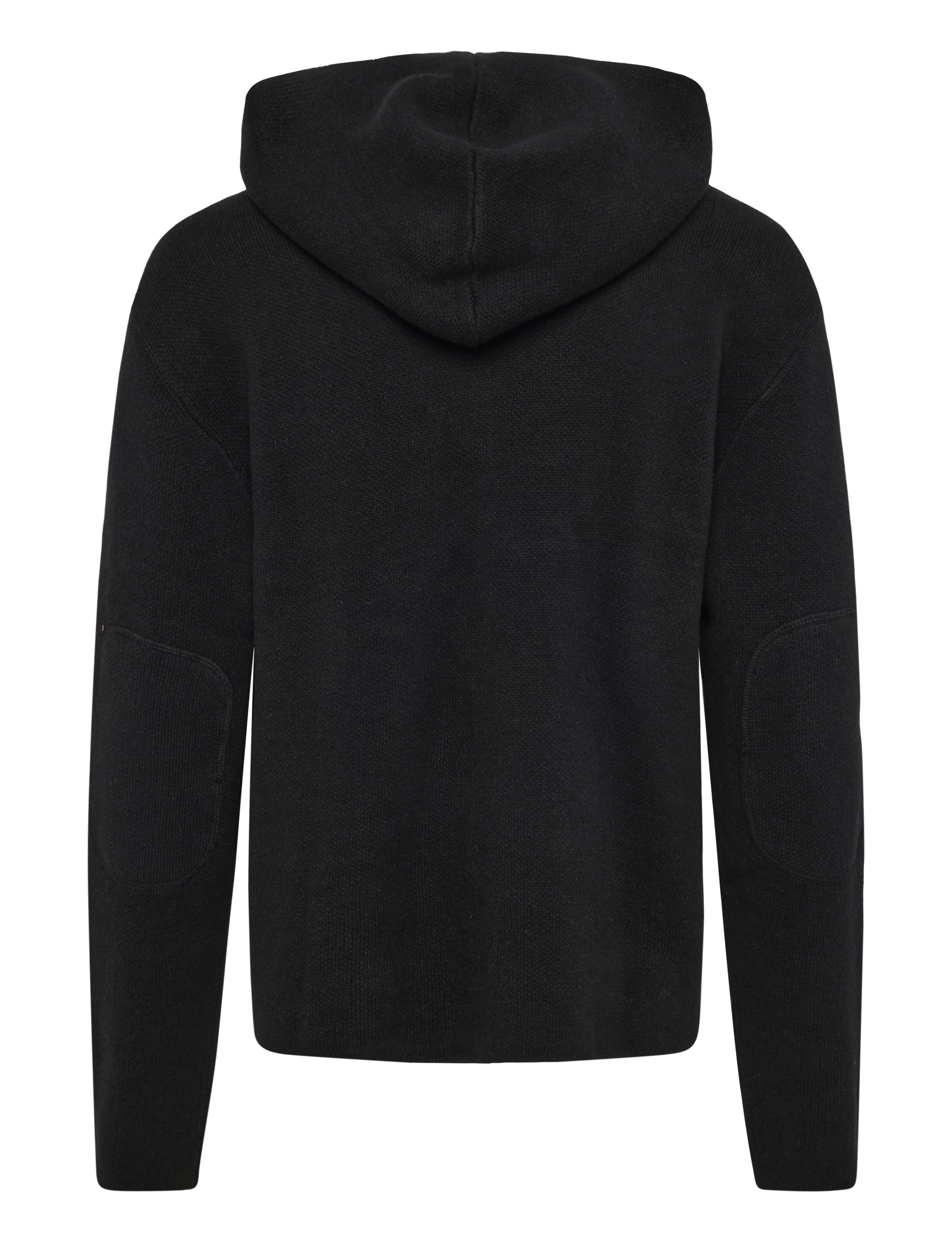 Weekday - Knitted Zip-through hoodie - hoodies - black - 1