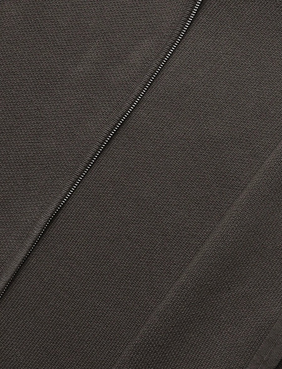 Weekday - Knitted Zip-through hoodie - kapuzenpullover - dark mole - 4