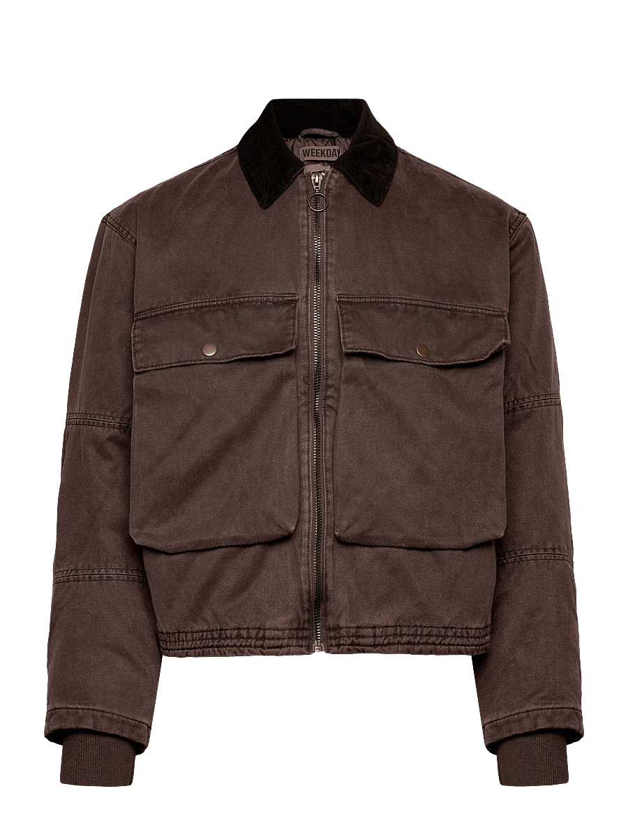 Weekday - Transitional drawstring jacket - herbstjacken - brown - 0